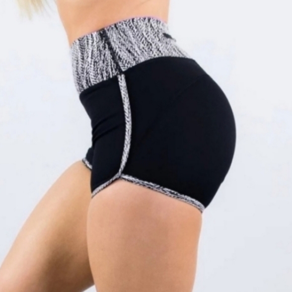 Buffbunny Collection Pants - Buffbunny Jacquard Shorts in Mineral